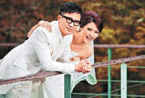 陈国邦与罗敏庄结婚照婚礼