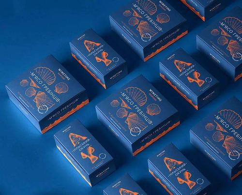 色彩07晟辉海产品via:尚智包装设计包装插画结合天津建筑与无垠星海