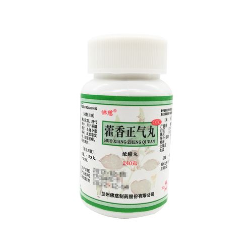 佛慈 藿香正气丸(浓缩丸) 240丸/瓶/盒 标准装【1盒】