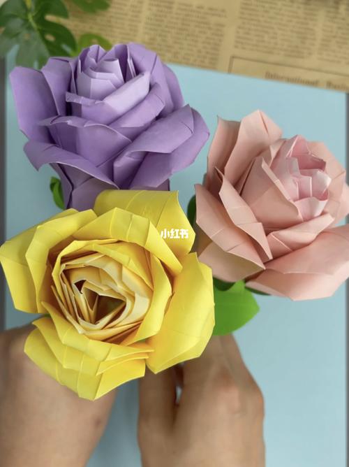 手工玫瑰花_手工制作_玫瑰花_幼儿园_母亲节礼物_母亲