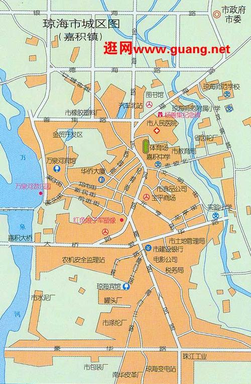 琼海地图高清版 描写秋天景色的文章