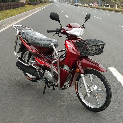 全新国威弯梁摩托车国四电喷可上牌110泰本田助力车燃油车48cc银色国