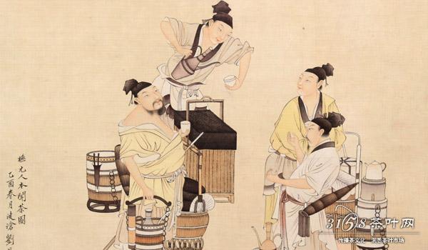 一杯茶 一幅画 品茗作画 此为茶画