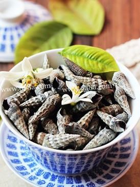 盐水煮海锥的做法