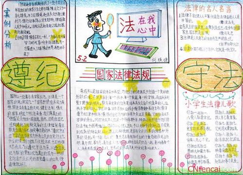2018年法制手抄报内容资料,法制手抄报内容分.