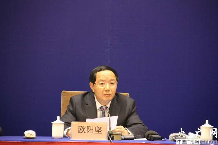 甘肃省委副书记欧阳坚(央广网发 王居蔚 摄)