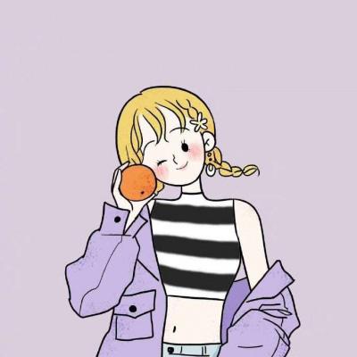 闺蜜群动漫可爱头像,卡通头像图片-回车桌面