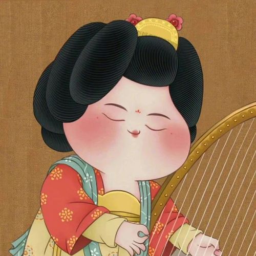 唐朝仕女图胖美人快乐和美丽并存