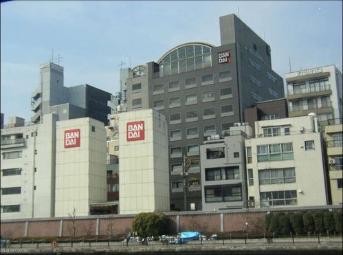 日本东京的万代公司大楼外貌(图)