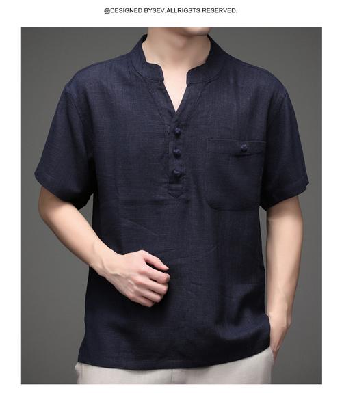 培蒙新款品牌新疆联名boy同款夏季男士亚麻t恤青年中国风复古短袖休闲