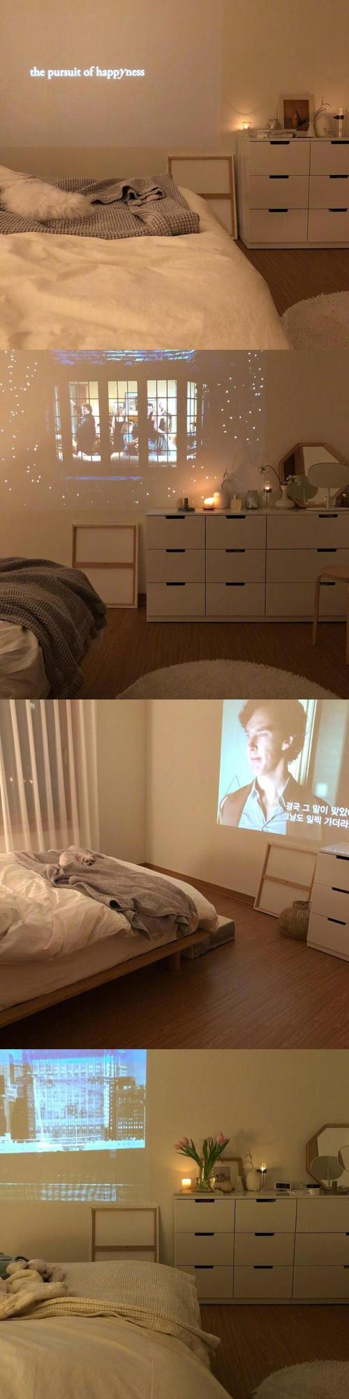 在卧室装个投影仪,幸福感飙升.