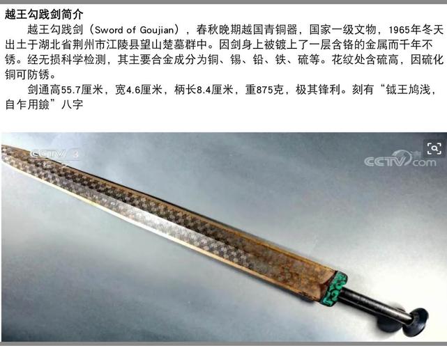 越王勾践剑 武宇恬 泰西实验学校