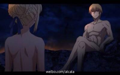 吾王saber 阿尔托利亚&amp;吉尔伽美什 无节操图 fate系列