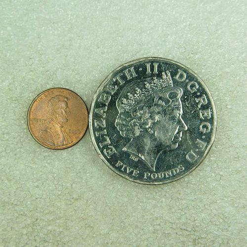 英国2011年 5英镑 纪念币 伦敦奥运会 倒数系列 "1"