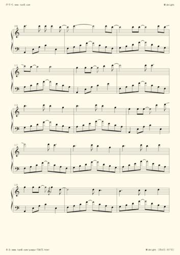 midnight 独奏-凯瑟喵小提琴谱