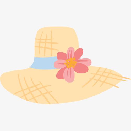 卡通沙滩防晒遮阳帽