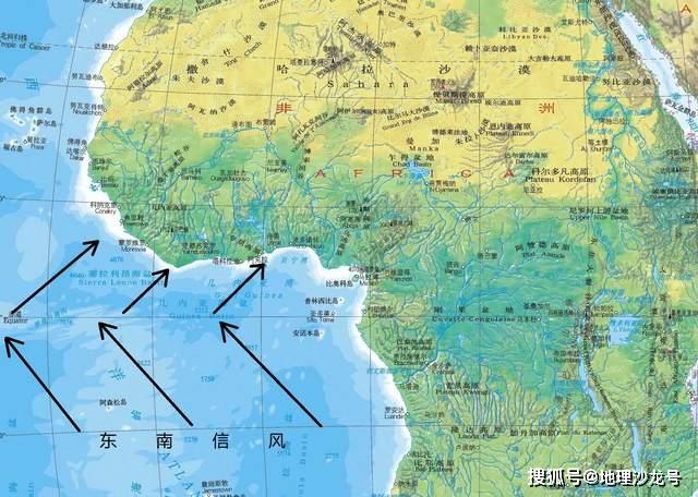 几内亚湾沿岸西南风
