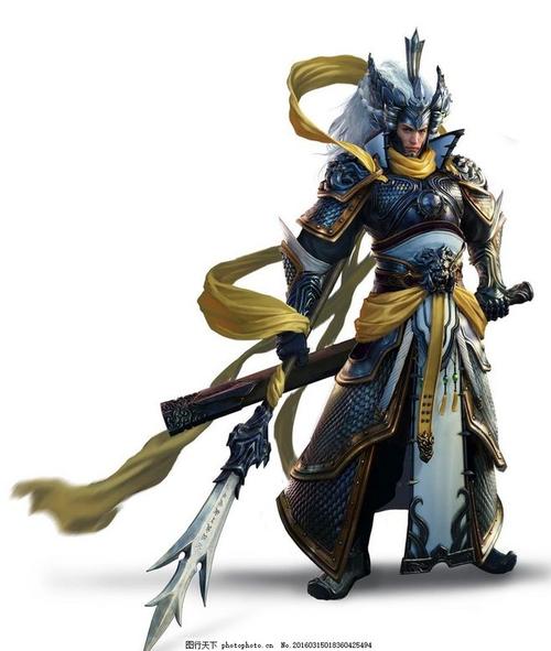 二郎神二郎显圣真君杨戬神话人物斗战神插画集神仙武将