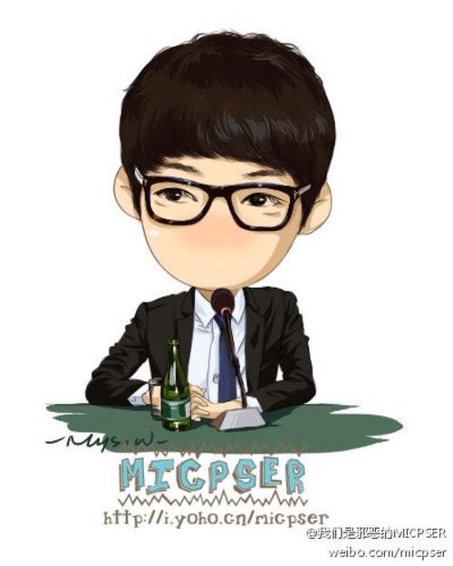 q版朴有天_一戴上眼镜就好乖的说