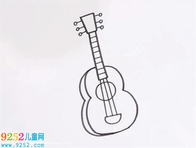 吉他简笔画 吉他简笔画教程