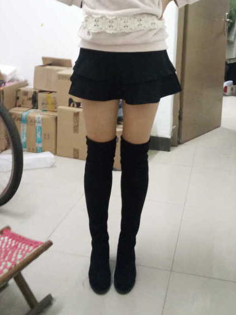 身高162 小腿围34 真的与过膝靴无缘了吗 ?