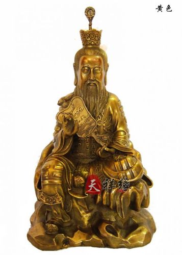 供应铜太上老君摆件纯铜元始天尊铜像厂家直销