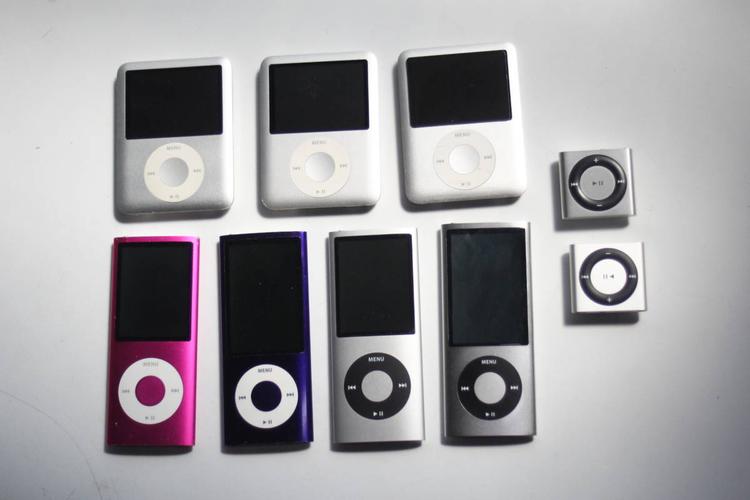 ipodnanoジャンクまとめて9台セット 第3世代4gb/shuffle第4世代2gb