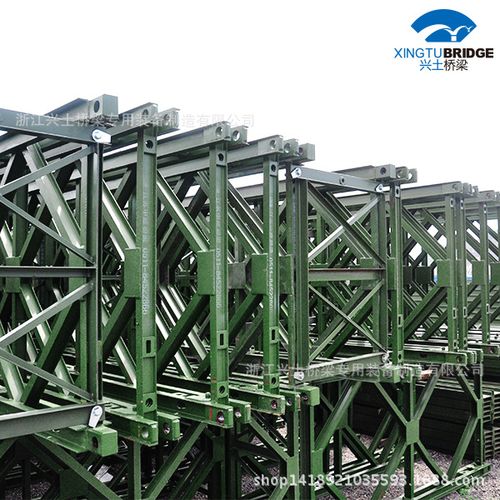 海上施工平台贝雷架 优质321型贝雷片 钢便桥 桁架贝雷梁 轨道交通