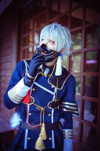 刀剑乱舞 鸣狐 面具 面罩 cos
