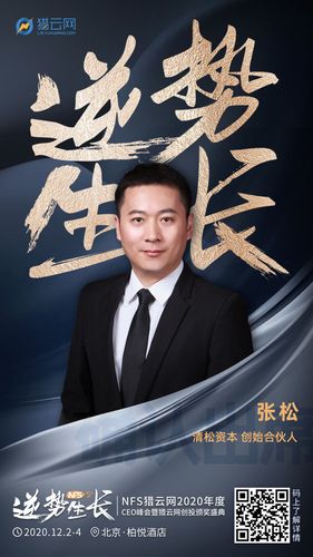 清松资本创始合伙人张松确认出席nfs2020年度ceo峰会暨猎云网创投颁奖