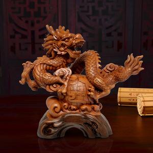 高档金祥源 龙腾四海龙树脂摆件木雕工艺礼品 客厅家居办公室装饰
