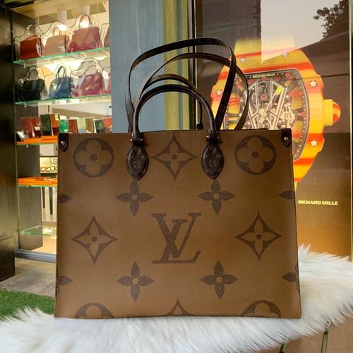 louis vuitton全新 lv/路易威登onthego经典老花女士