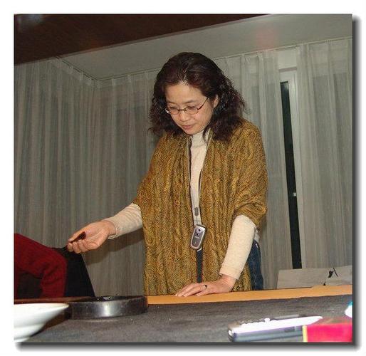 中国当代十大美女书法家