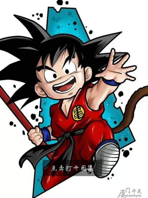 new school动漫悟空纹身手稿