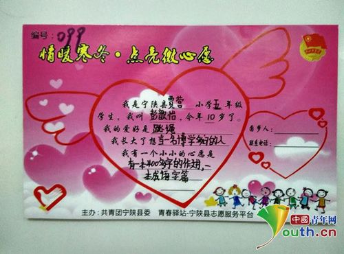 陕西省宁陕县:情暖寒冬 点亮微心愿