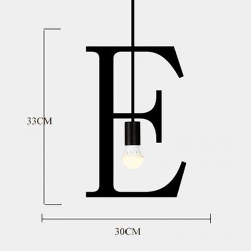 楼梯灯造型怀旧字母灯收银台室内欧式吧台灯商用个性简约过道a