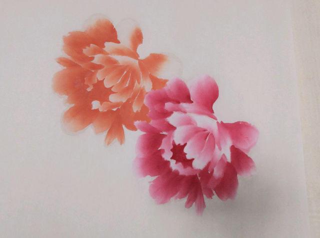 一幅牡丹国画《春艳》画法解析!