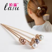 自制p家时髦精定制皮发簪头簪ins博主力推发夹女后脑