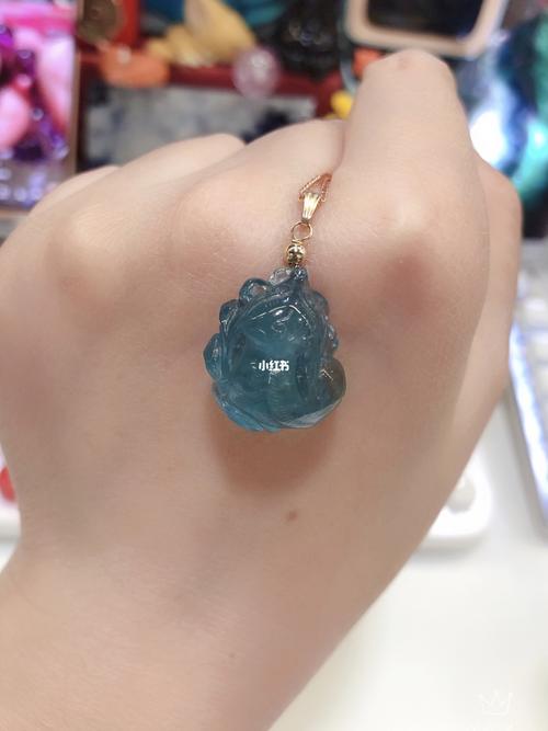 凤九吊坠_吊坠_海蓝宝_时尚_配饰