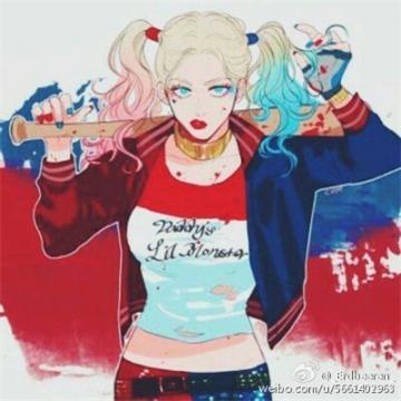 小丑头像半边哭半边笑高清 独特超有个性的悲伤小丑头像