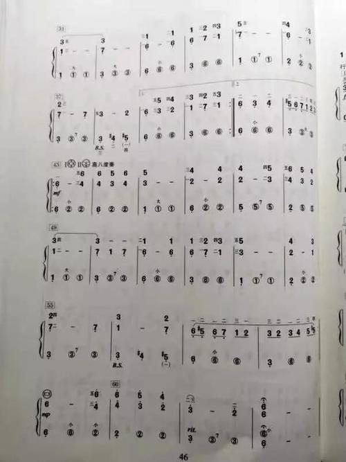 手风琴谱《白桦林》《山楂树》(余继卿版)