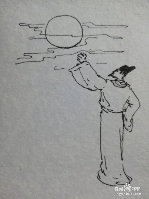 水调歌头简笔画