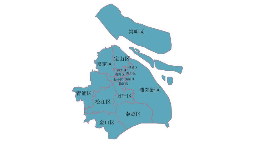 上海地图高清全图矢量可编辑全省市行政区划地图