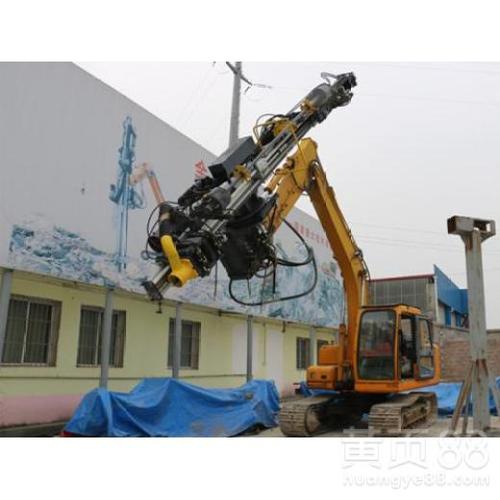 挖机改装成一台钻机要多少钱小型挖机改装钻机