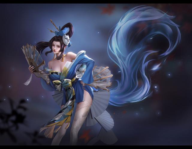 王者荣耀不知火舞魅语半身像