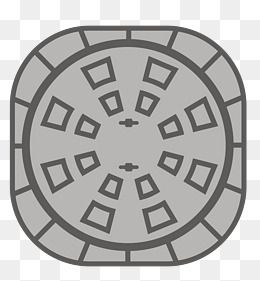 "卡通井盖"