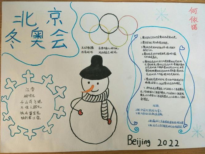 相约2022冬奥会--系井小学开展"我心中的冬奥会"