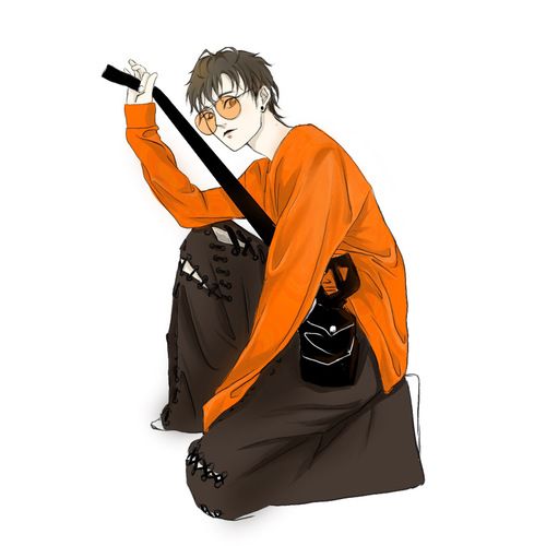 好早的一套 为什么画了呢 忘了 哦因为刘也锡纸烫了 很帅 好早的一套