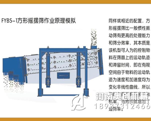 食用盐方形摇摆筛生产厂家-提供方案原理特点