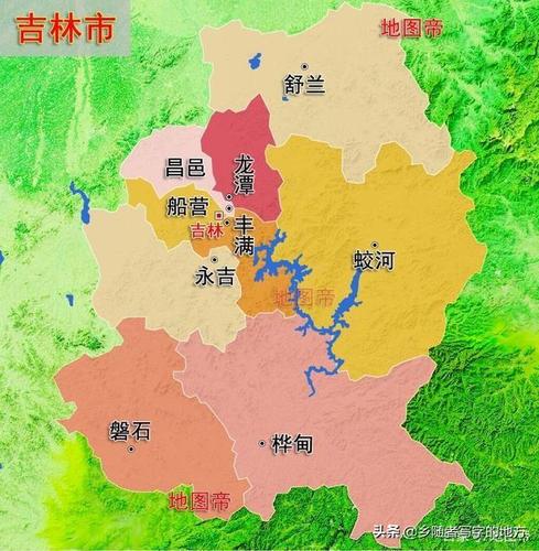 中国最新行政区划——东北吉林省